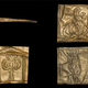 Gold panels found in the coffin.